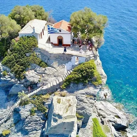 Villa Romantic Lemonia With Private Pool & Stunning Sea View Skopelos