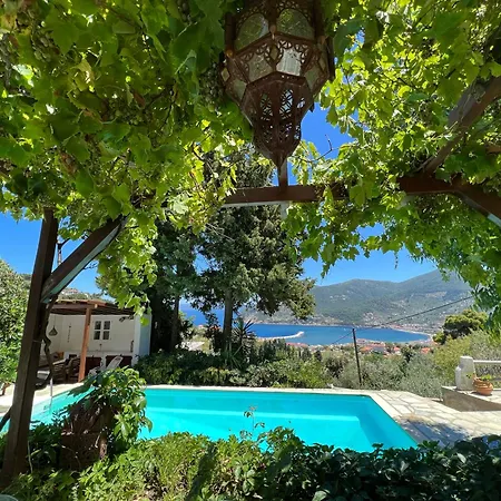 Romantic Lemonia With Private Pool & Stunning Sea View Vila